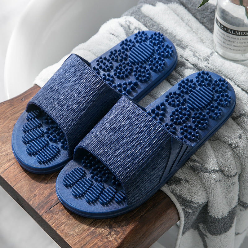 Masaje Antideslizante Zapatillas Para El Hogar Parejas De Moda De Verano Femenino