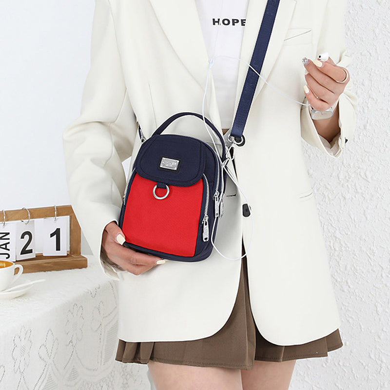 Bolso bandolera impermeable para mujer