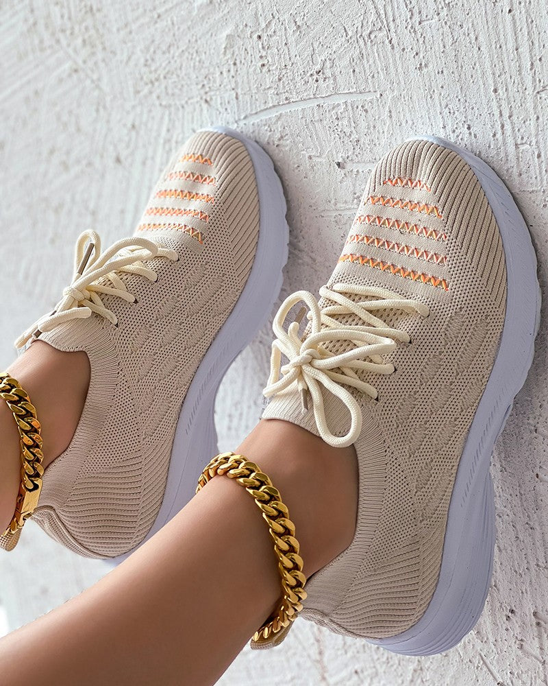 Zapatillas Transpirables Con Tirantes Huecos