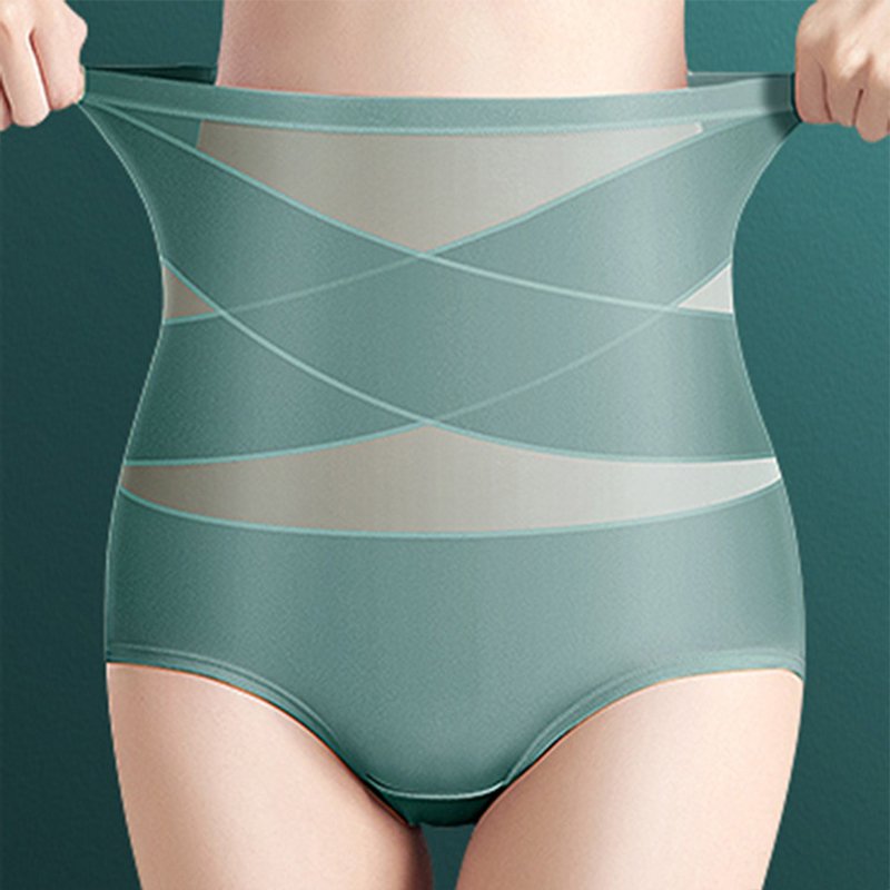 Ropa De Cuerpo De Seda De Hielo De Cintura Alta Cruzada
