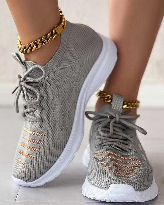 Zapatillas Transpirables Con Tirantes Huecos