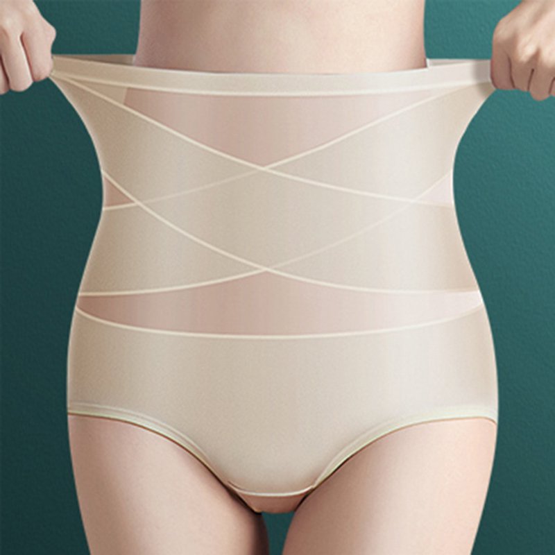 Ropa De Cuerpo De Seda De Hielo De Cintura Alta Cruzada