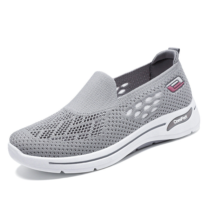 Zapatos De Senderismo Para Personas De Mediana Edad Y Ancianos Zapatos Individuales De Ocio Para Mujeres