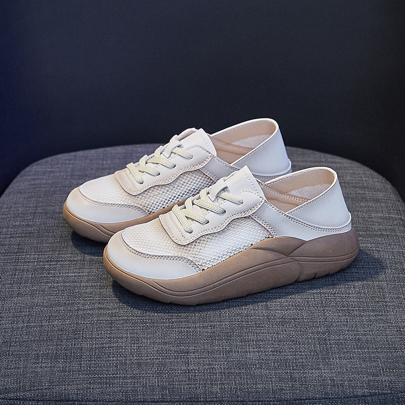 Plataforma Transpirable Para Mujeres Zapatillas Para Caminar