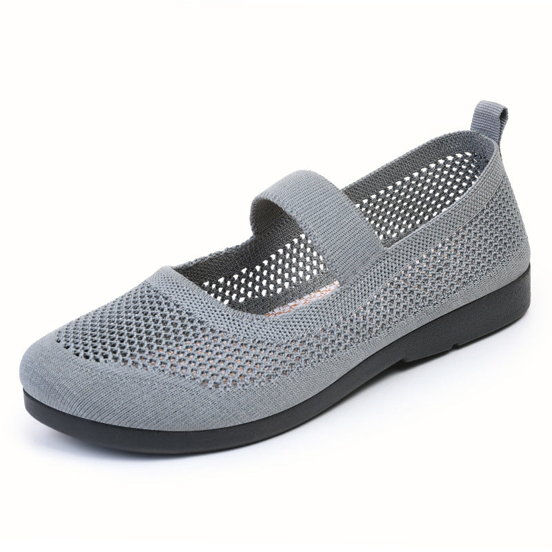 Nuevos Zapatos Para Caminar De Edad Avanzada Con Suela Blanda Transpirable