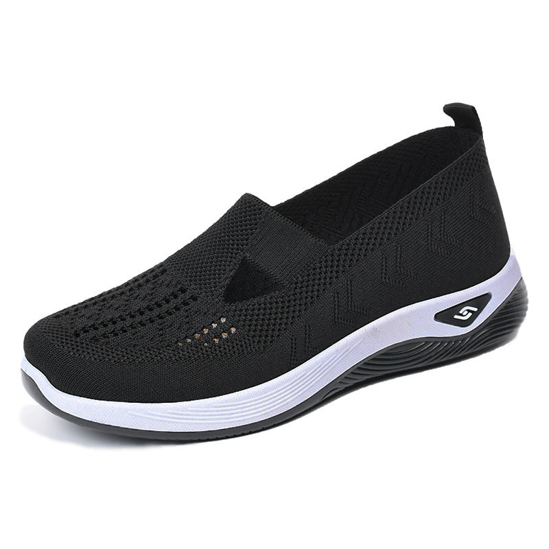 En Verano, Los Zapatos De Mujer Son Antideslizantes, Huecos, Transpirables, Ligeros Y Cómodos Para Personas De Mediana Edad Y Ancianos.