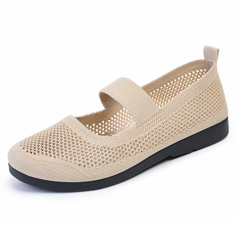 Nuevos Zapatos Para Caminar De Edad Avanzada Con Suela Blanda Transpirable