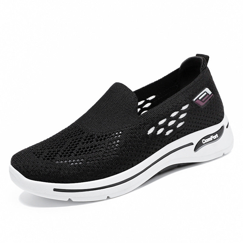 Zapatos De Senderismo Para Personas De Mediana Edad Y Ancianos Zapatos Individuales De Ocio Para Mujeres