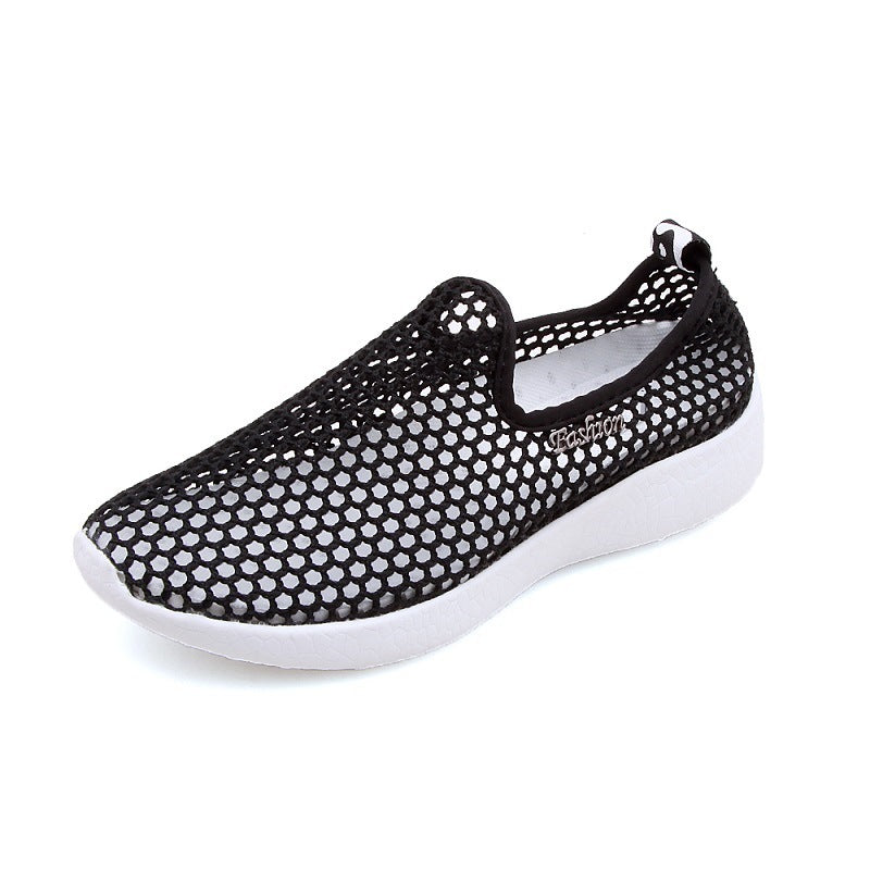Zapatos De Malla Huecos Y Transpirables En Verano