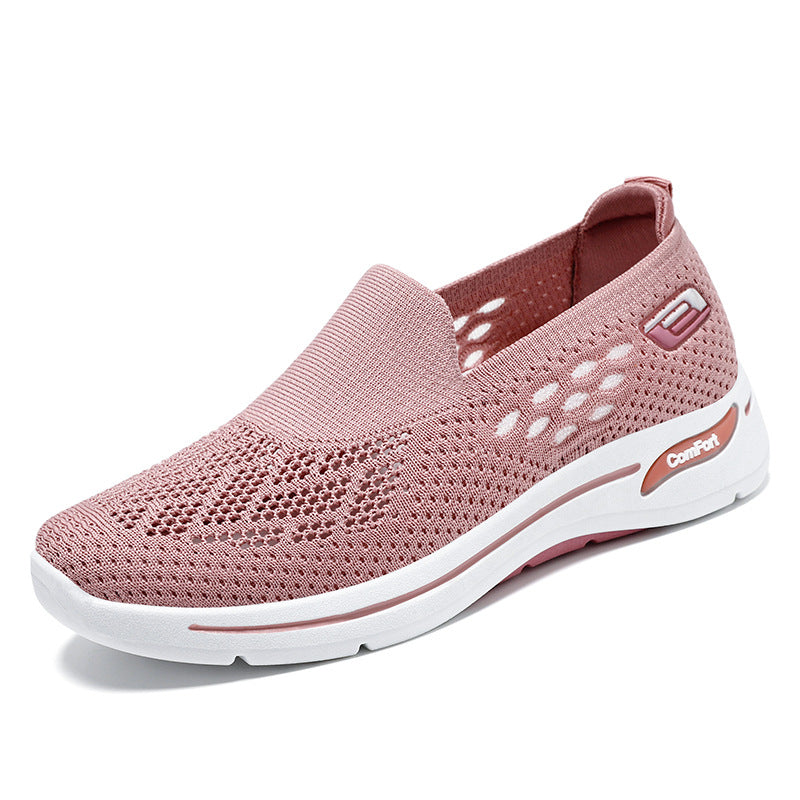 Zapatos De Senderismo Para Personas De Mediana Edad Y Ancianos Zapatos Individuales De Ocio Para Mujeres