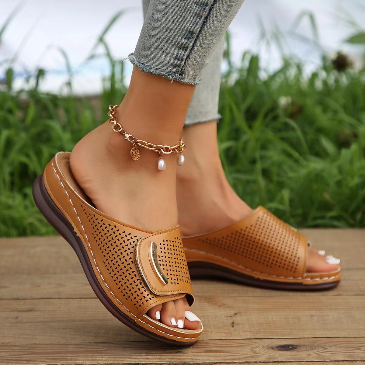 Zapatillas Ortopédicas Con Los Dedos Abiertos