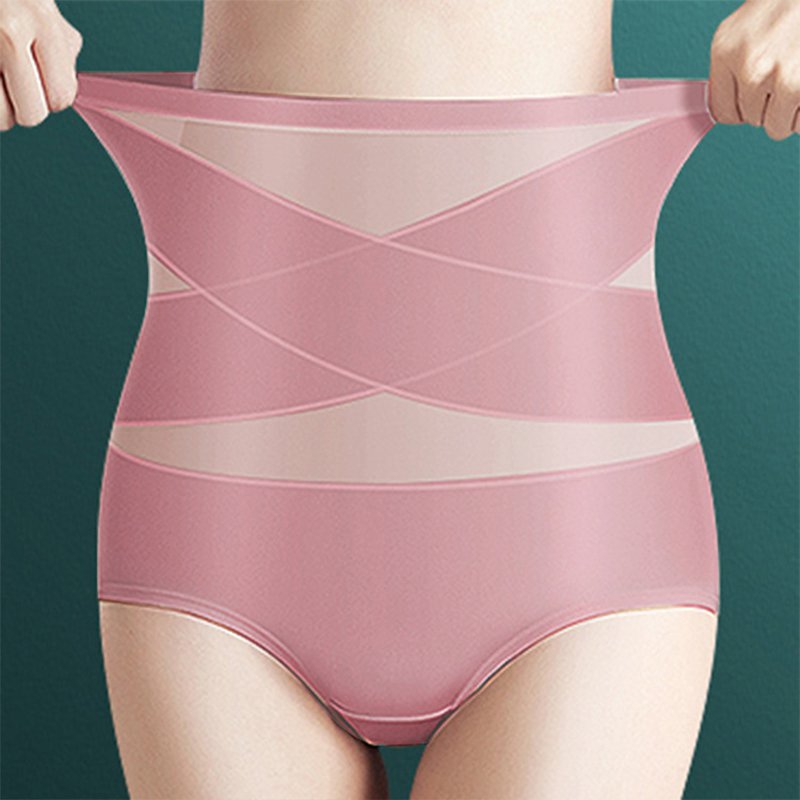 Ropa De Cuerpo De Seda De Hielo De Cintura Alta Cruzada
