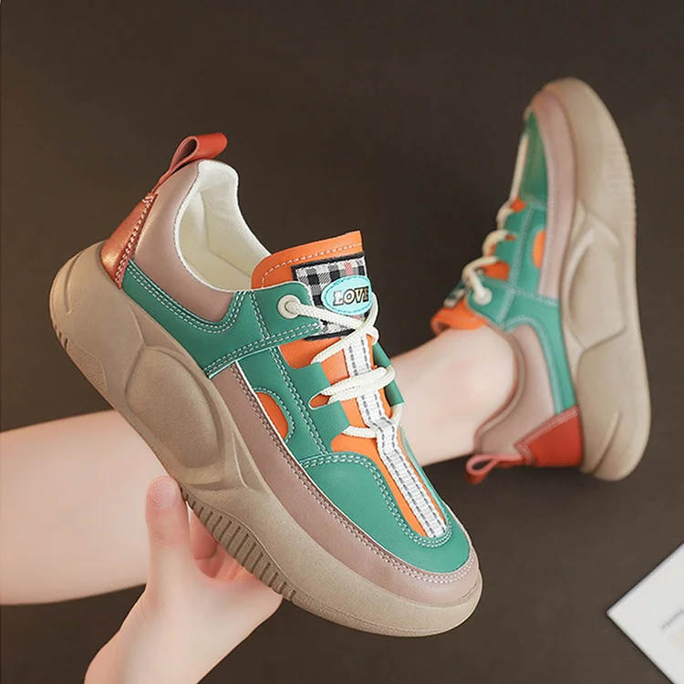 🔥 Zapatos Para Caminar De Suela Gruesa Para Mujeres