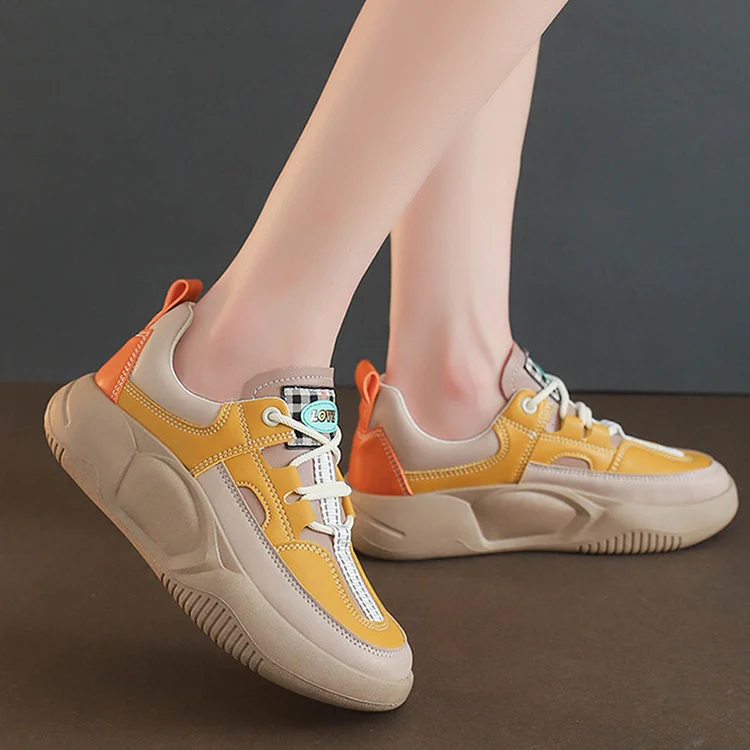 🔥 Zapatos Para Caminar De Suela Gruesa Para Mujeres