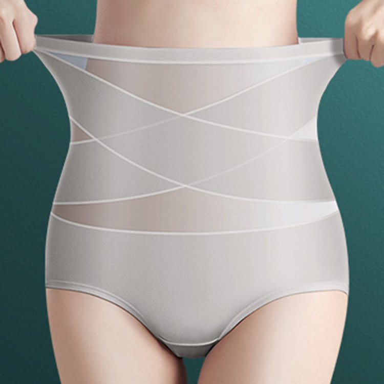 Ropa De Cuerpo De Seda De Hielo De Cintura Alta Cruzada