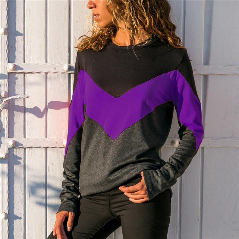 Nueva ropa de mujer en otoño de 2020 Cuello redondo casual Mangas largas - MXbueno