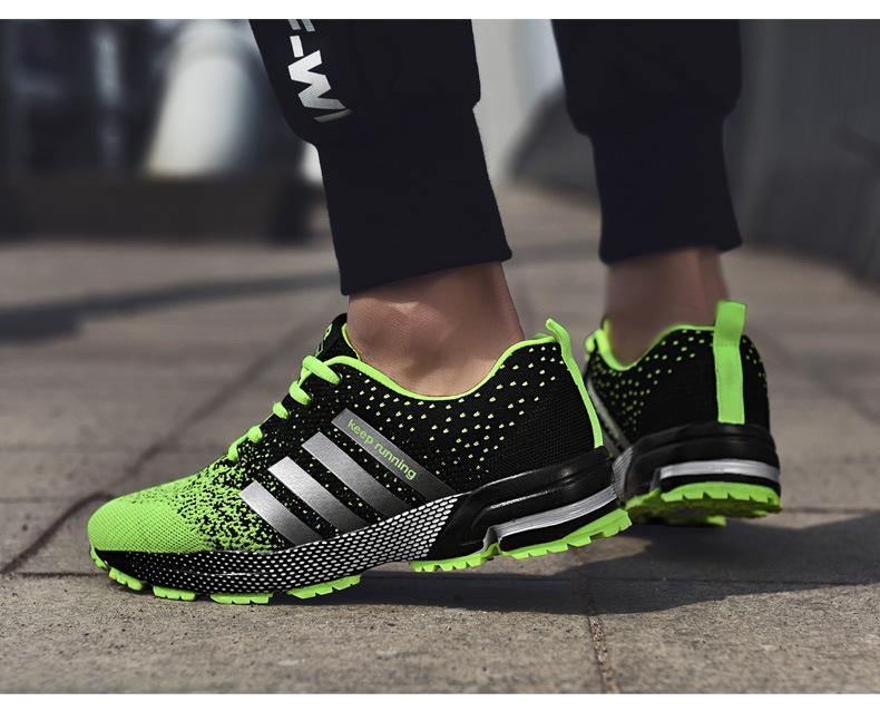 Zapatillas de running de tela neta ligeras y transpirables para hombre y mujer - MXbueno