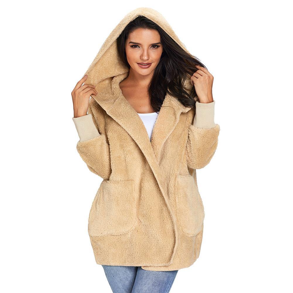 Nuevo chaqueta de manga larga con capucha para mujer - MXbueno