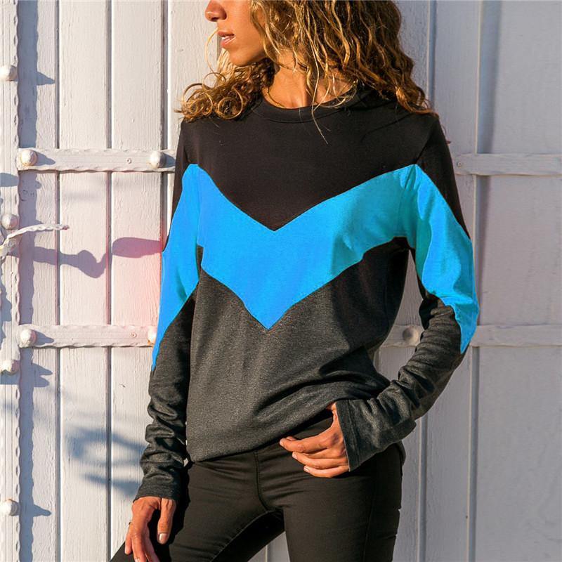 Nueva ropa de mujer en otoño de 2020 Cuello redondo casual Mangas largas - MXbueno