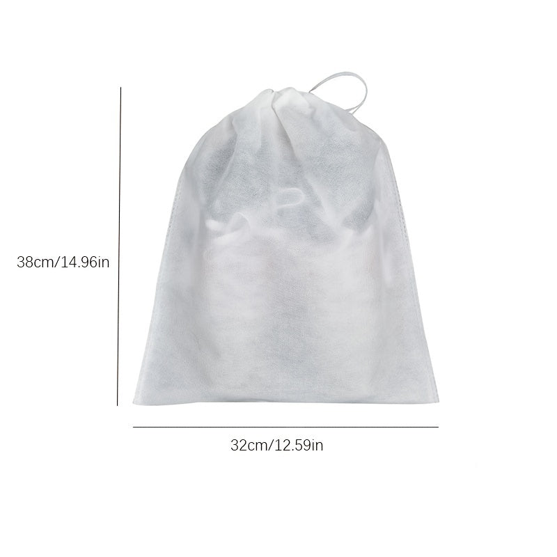 Bolsa De Polvo De Zapatos Portátiles Blancos 🔥