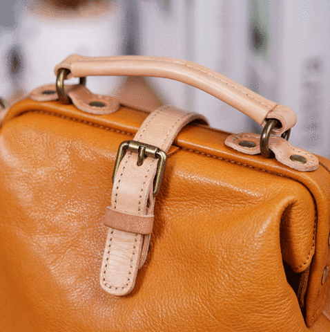 Bolso De Piel Vintage
