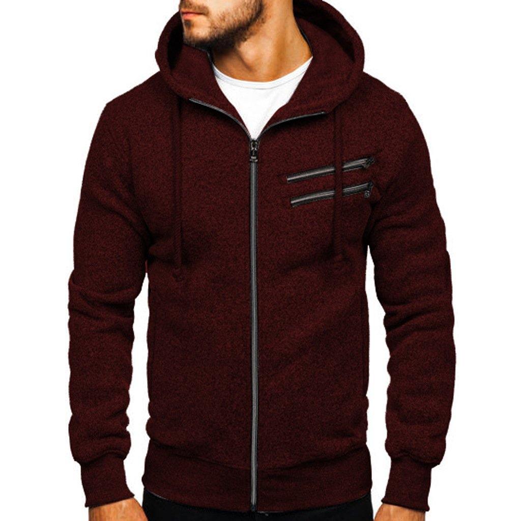Chaqueta con capucha para hombres agarran un cárdigan de terciopelo - MXbueno