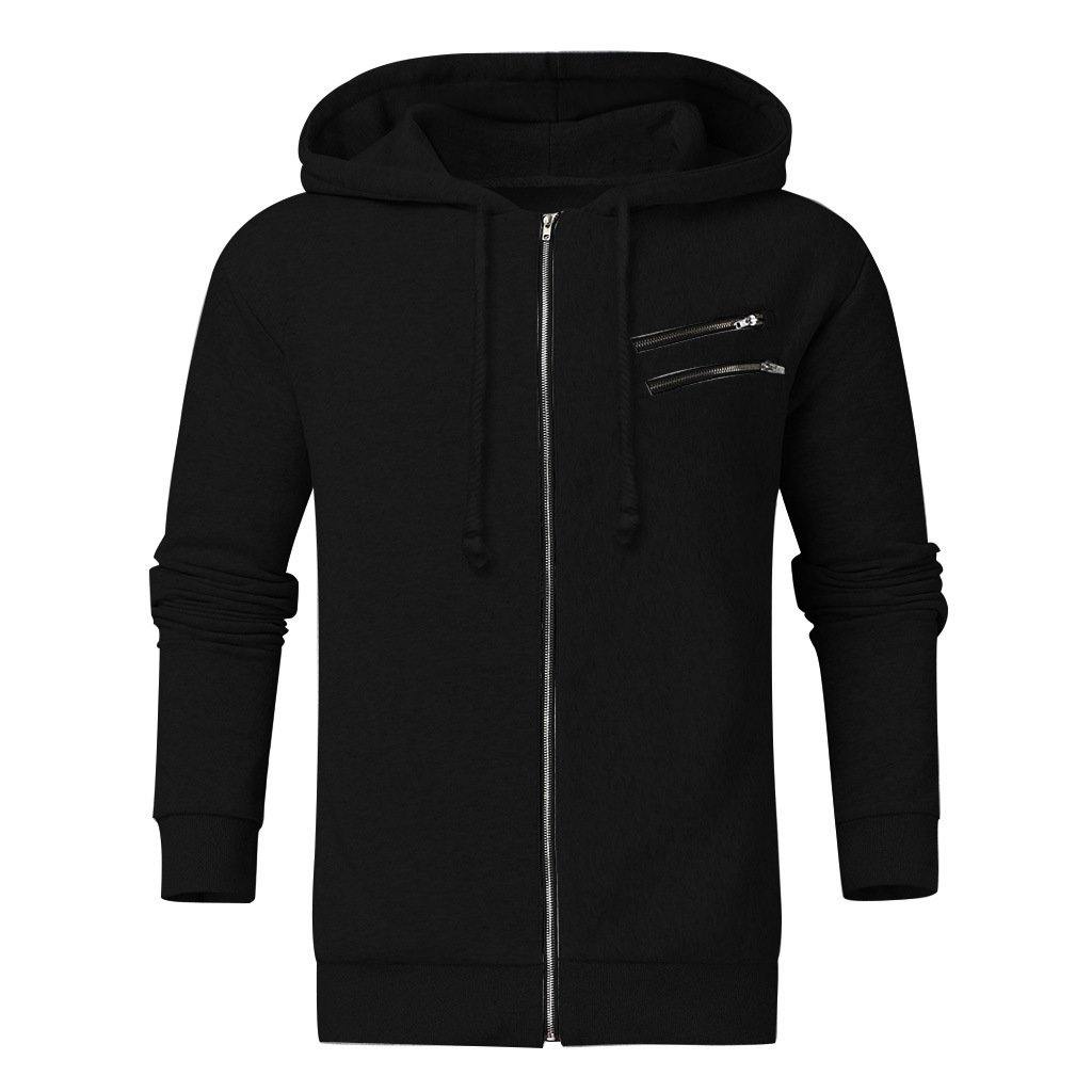 Chaqueta con capucha para hombres agarran un cárdigan de terciopelo - MXbueno