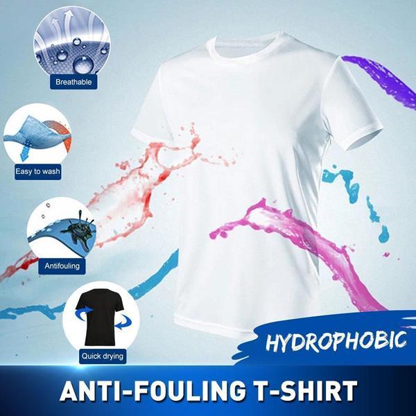 Ice Seda Anti-Dirty impermeable rápido seco camiseta