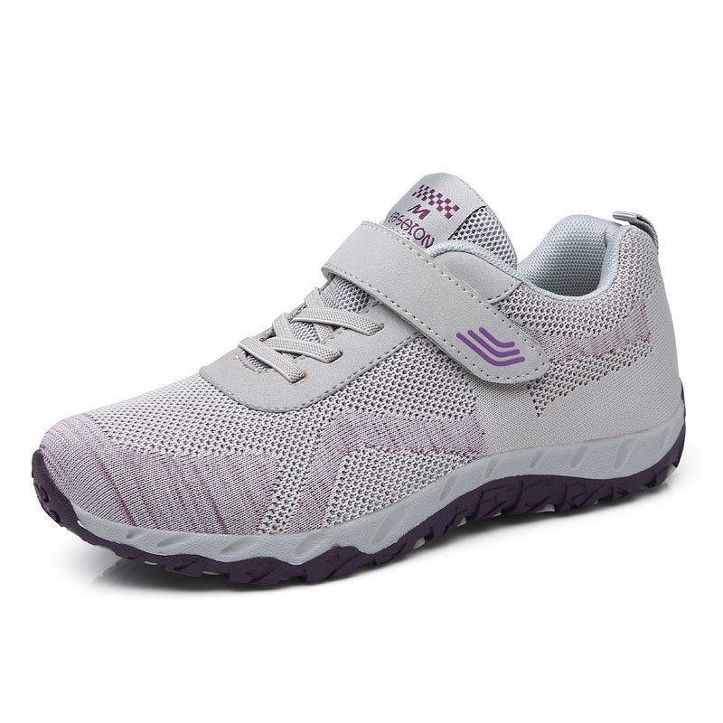 Los zapatos nuevo tejido fly-woven en la primavera de 2020 son ligeros y cómodos planos - MXbueno