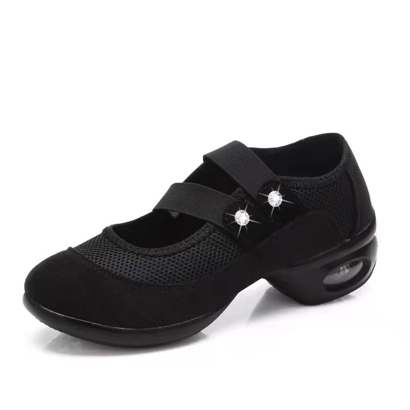 Zapatos De Baile De Malla Transpirable Con Suela Blanda