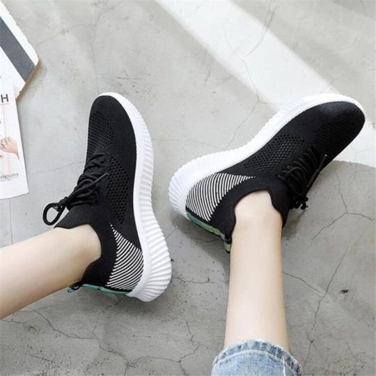 Zapatillas Cómodas Modernas Huecas De Malla Transpirable Para Mujer