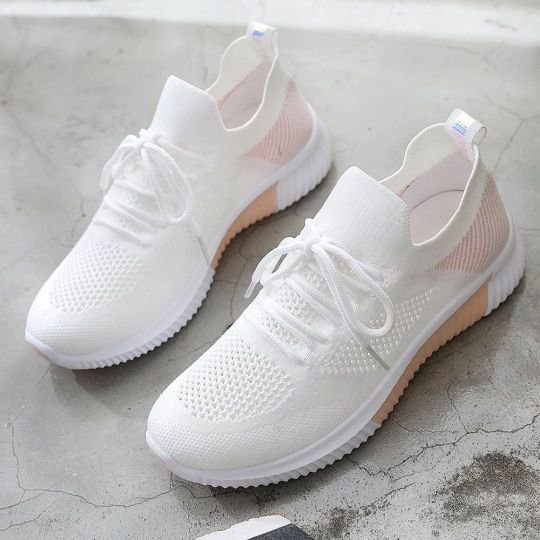 Zapatillas Cómodas Modernas Huecas De Malla Transpirable Para Mujer