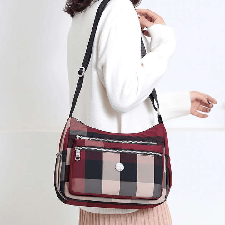 Bolso Diario De Viaje Para Mujer ClÁsico Vintage Bandolera De Hombro De Viaje Bolso De Mano Ligero, Gran Capacidad, Multibolsillo.