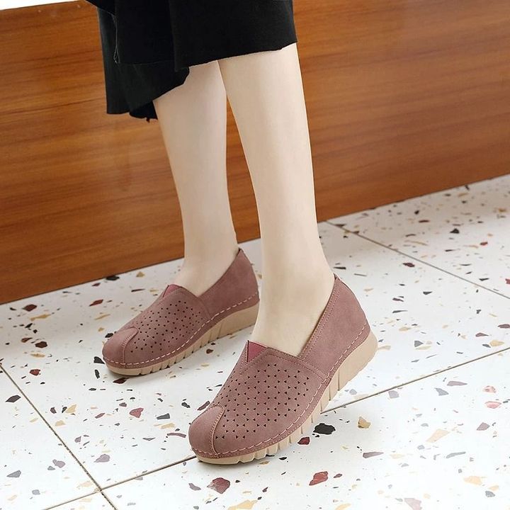 Zapatos Casuales Para Mujer, Transpirable, Sin Cordones, Diseño Cómodo