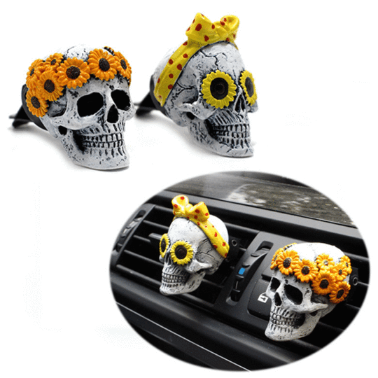 🎃venta Caliente De Halloween Temprano- 🎃 CrÁneos Malvados Con Ambientador De Aire Y Compre 2 Obtenga 1 Gratis (3 Juegos)