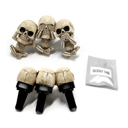 🎃venta Caliente De Halloween Temprano- 🎃 CrÁneos Malvados Con Ambientador De Aire Y Compre 2 Obtenga 1 Gratis (3 Juegos)