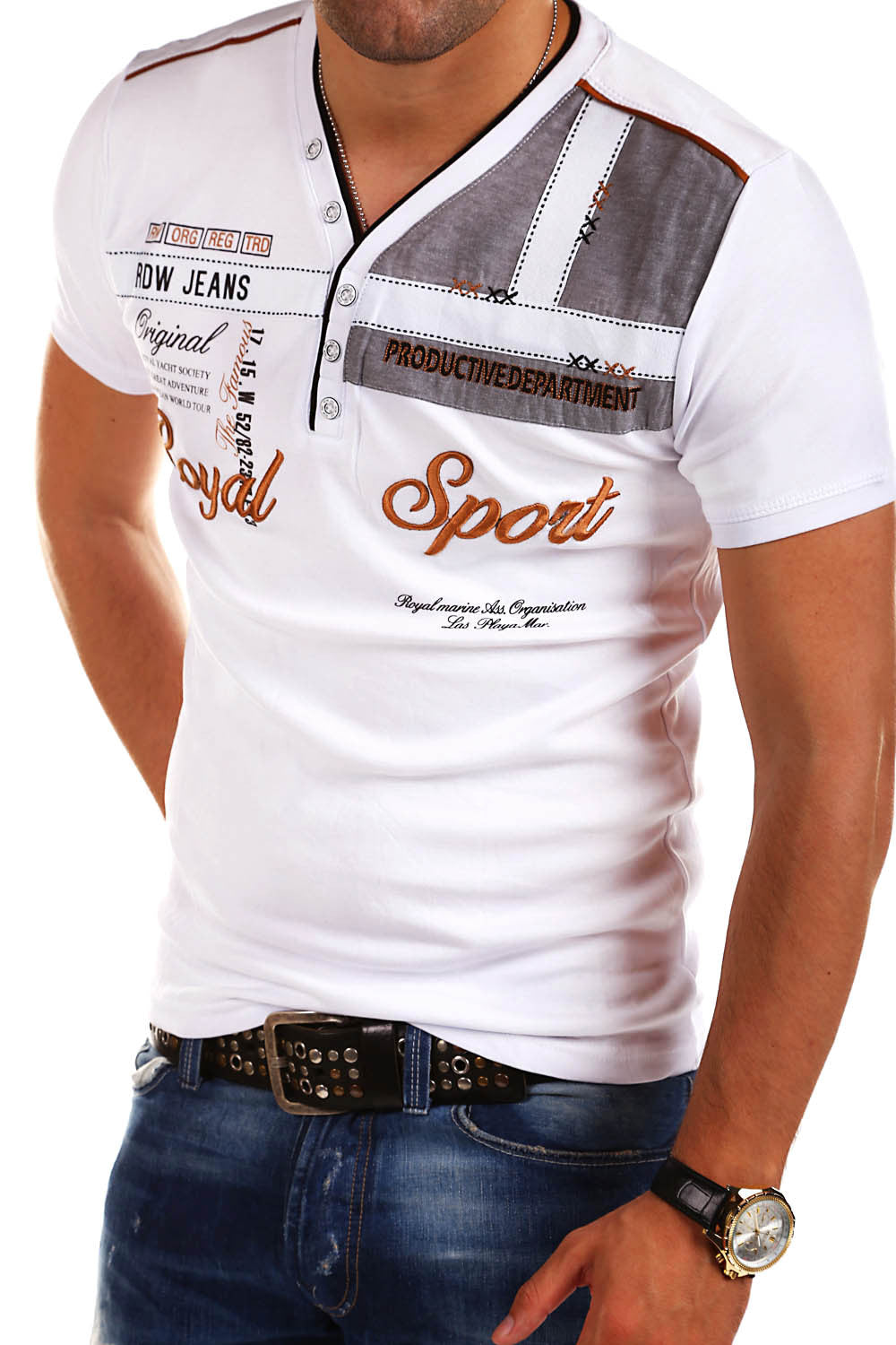 Personalidad de los hombres camiseta de manga corta