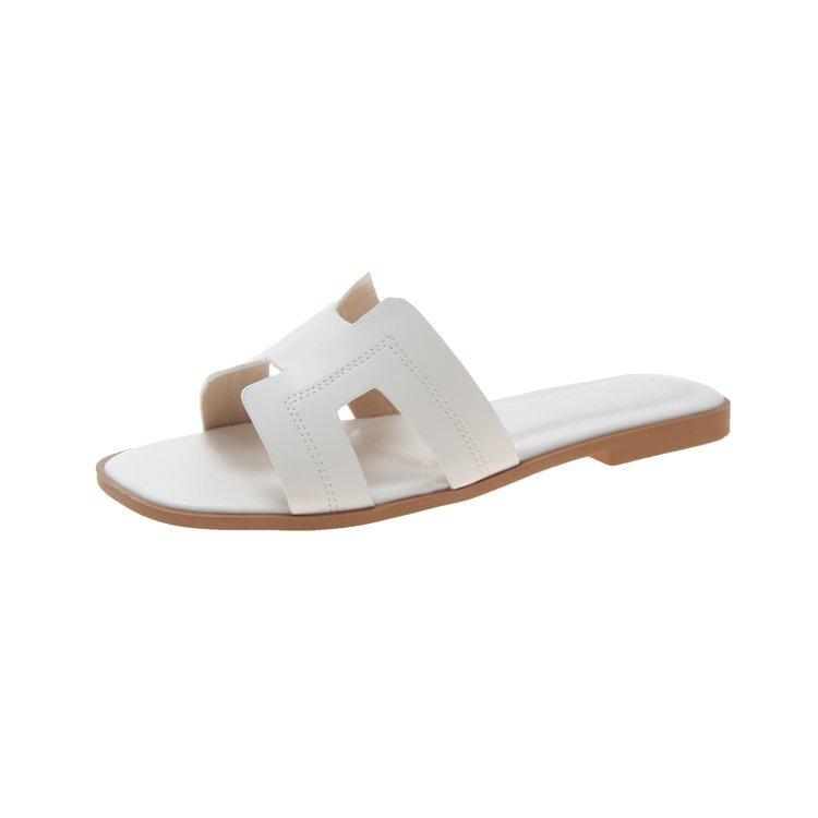 Sandalias de color liso de moda con suela suave