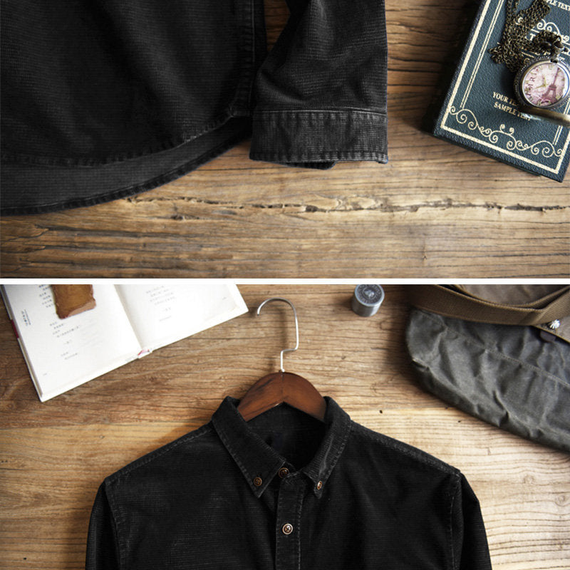 Donovan Camisa de Pana para hombre