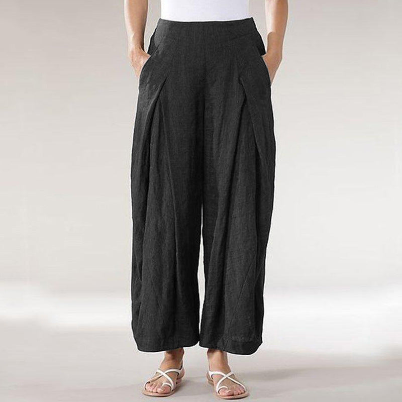 Pantalones De Pernera Recta Recortados De Cercanías