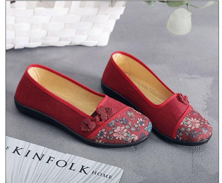 Zapatos de tela Fondo suave antideslizante para mujer - MXbueno