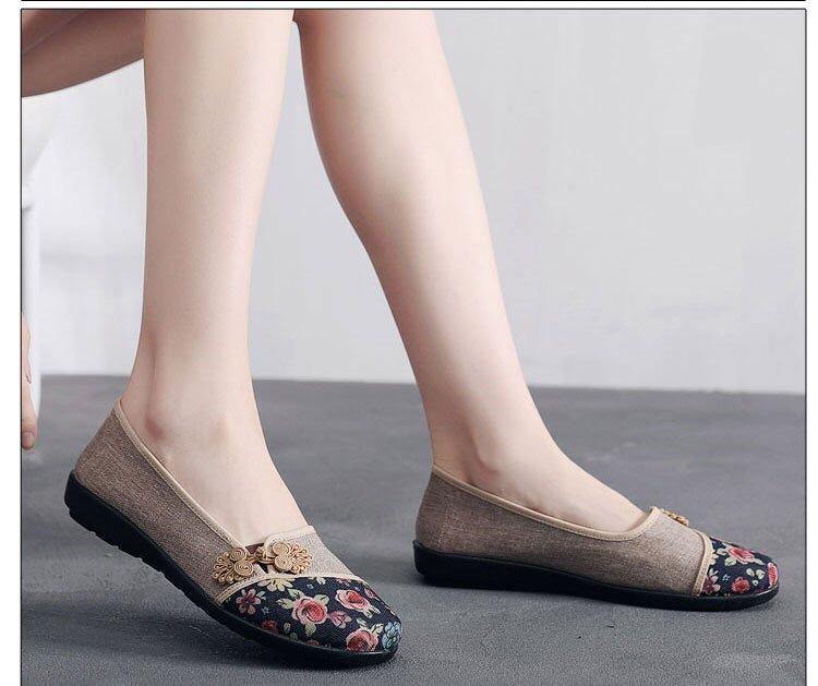Zapatos de tela Fondo suave antideslizante para mujer - MXbueno