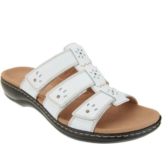 Sandalias De Color Liso Con Velcro Para Mujer