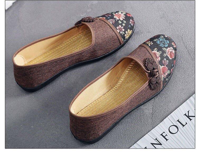 Zapatos de tela Fondo suave antideslizante para mujer - MXbueno