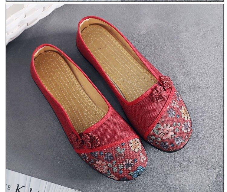 Zapatos de tela Fondo suave antideslizante para mujer - MXbueno