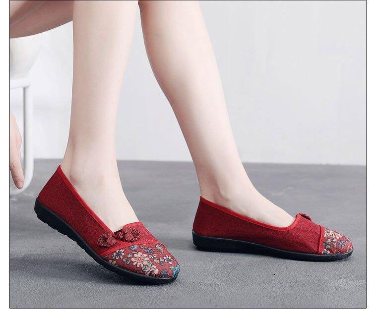 Zapatos de tela Fondo suave antideslizante para mujer - MXbueno