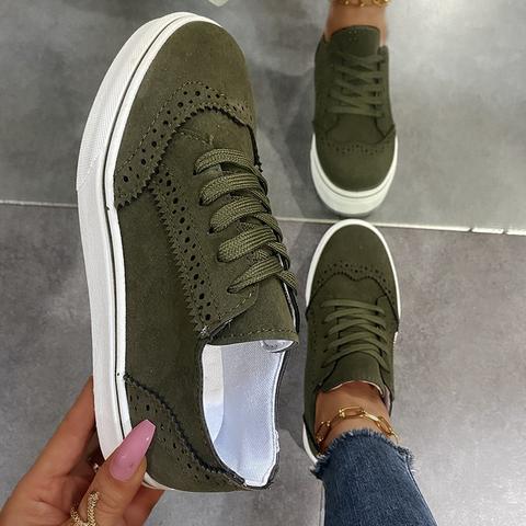 Pisos Moda Casual Cordones Malla Lona Cordones