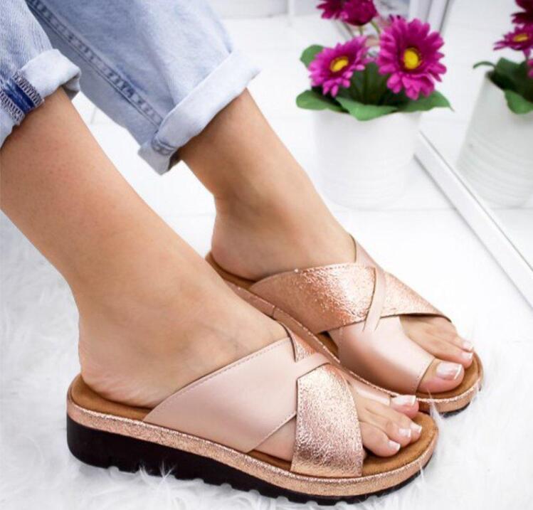 Sandalias De Fondo Suave De Verano
