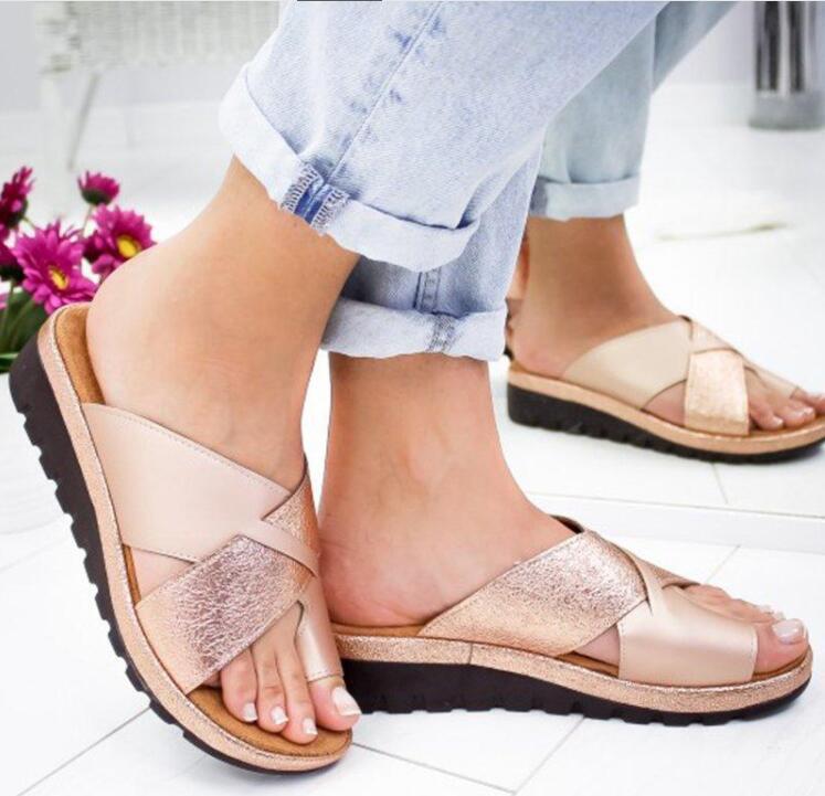 Sandalias De Fondo Suave De Verano