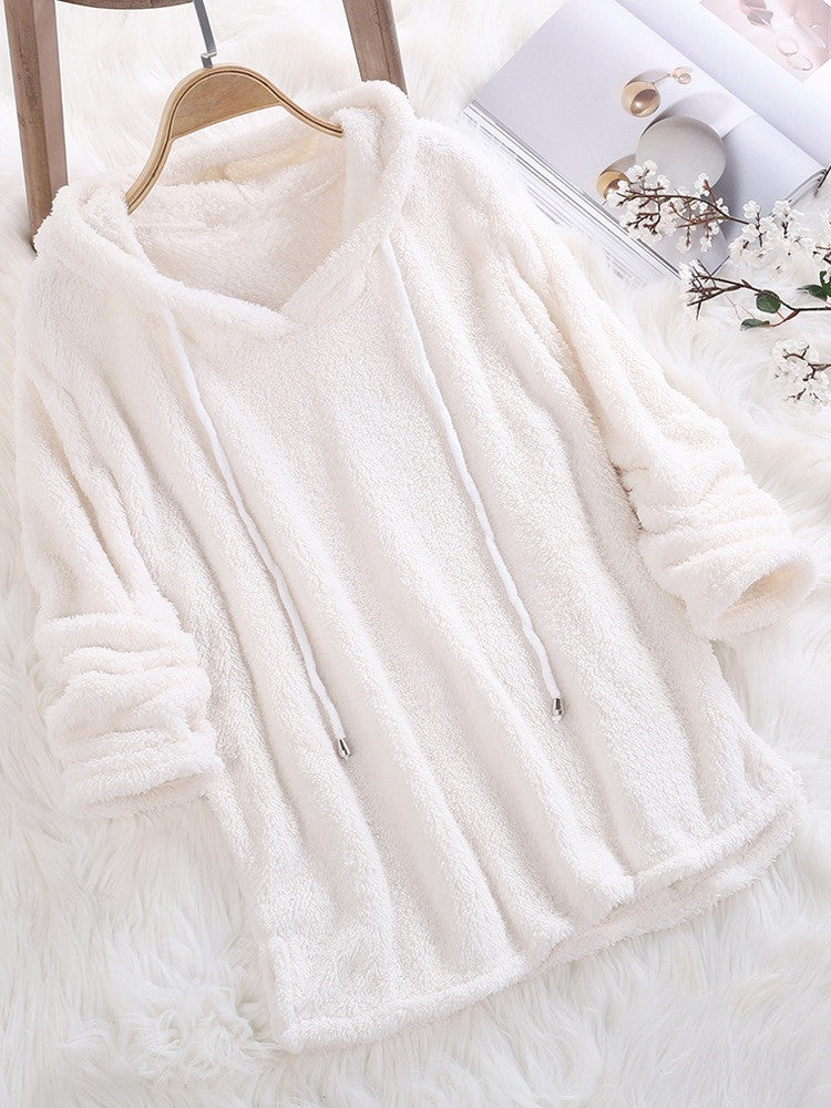 Pijama De Felpa Con Capucha De Doble Cara